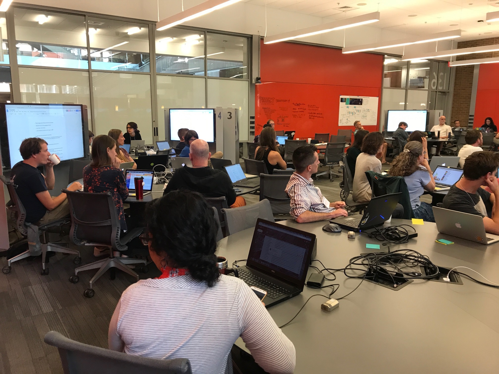 A picture from a recent codeweek event